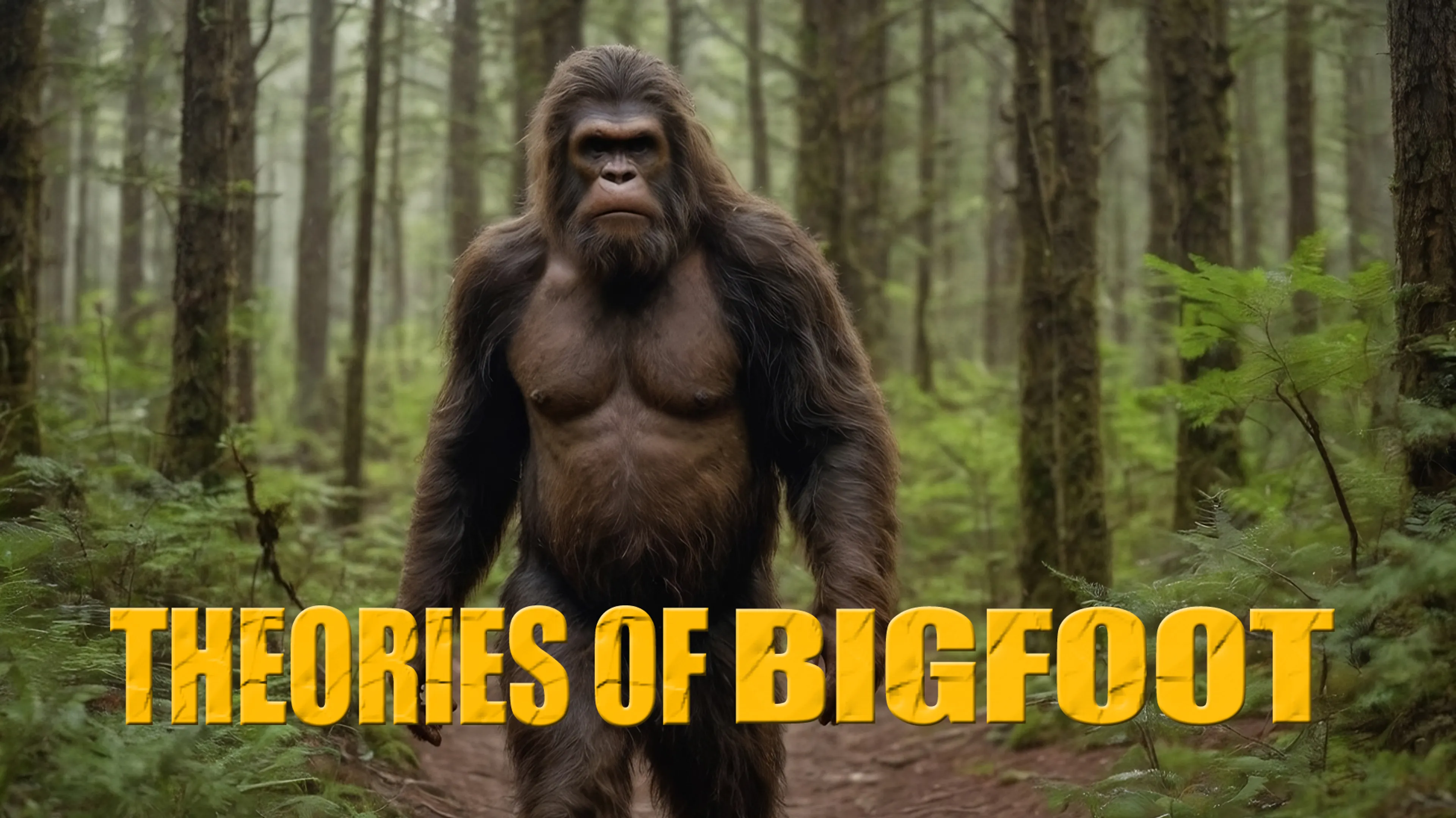 Theories of Bigfoot poster